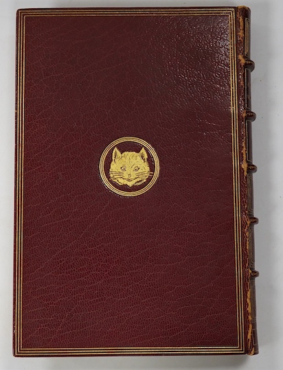 [Dodgson, Rev. Charles Lutwidge] Alice's Adventures in Wonderland. By Lewis Carroll. With forty-two illustrations by John Tenniel. First Published Edition. engraved frontis., half title; 20th cent. gilt ruled and pictori